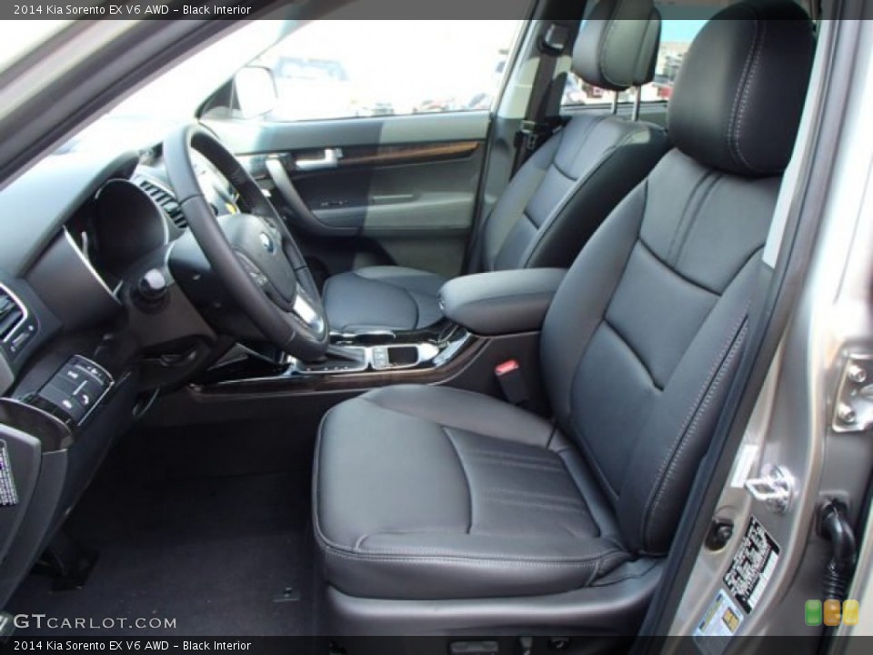 Black Interior Photo for the 2014 Kia Sorento EX V6 AWD #81045869