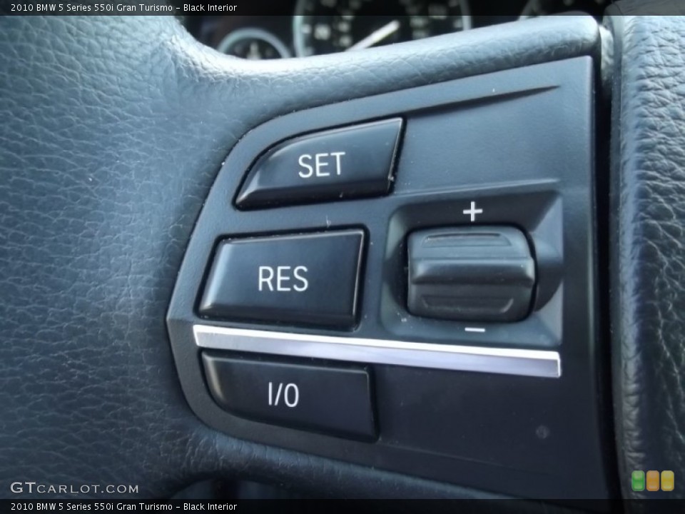 Black Interior Controls for the 2010 BMW 5 Series 550i Gran Turismo #81046383
