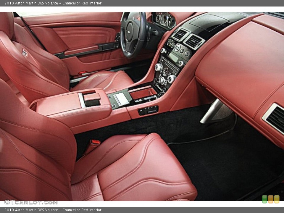 Chancellor Red Interior Controls for the 2010 Aston Martin DBS Volante #81046520