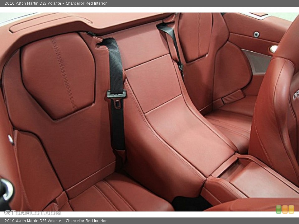 Chancellor Red Interior Rear Seat for the 2010 Aston Martin DBS Volante #81046572