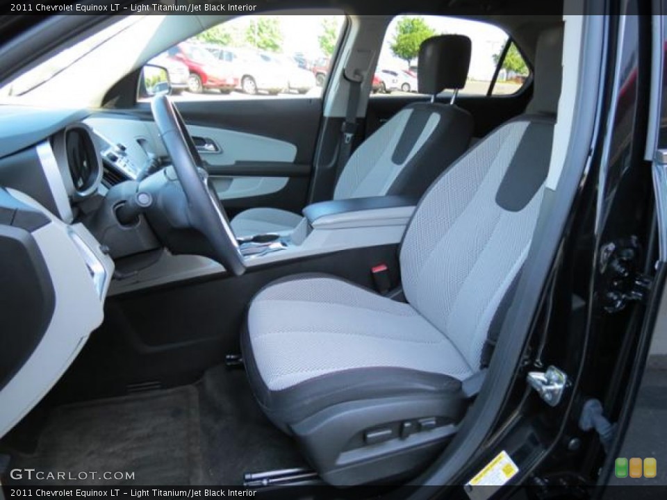 Light Titanium/Jet Black Interior Photo for the 2011 Chevrolet Equinox LT #81047019
