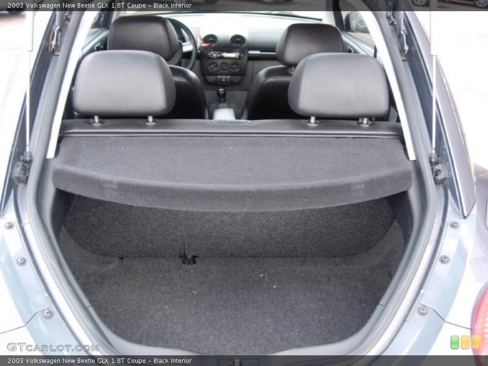 Black Interior Trunk for the 2003 Volkswagen New Beetle GLX 1.8T Coupe #81047064