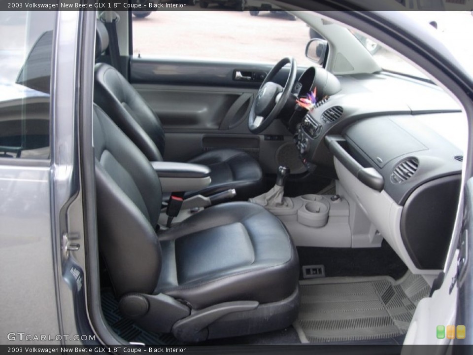 Black Interior Front Seat for the 2003 Volkswagen New Beetle GLX 1.8T Coupe #81047085
