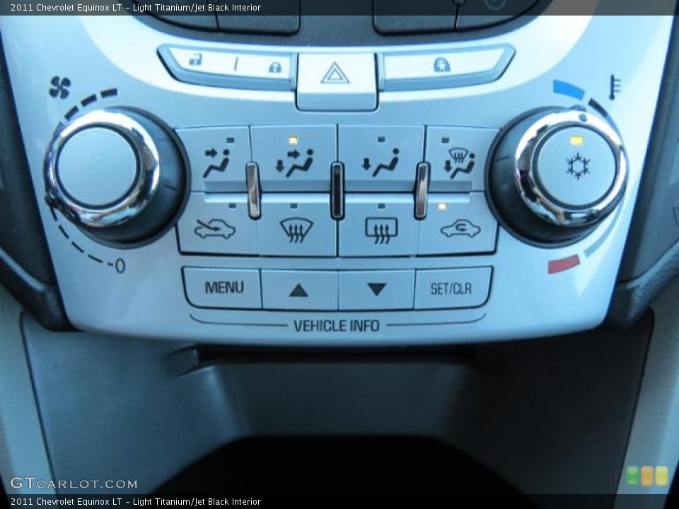 Light Titanium/Jet Black Interior Controls for the 2011 Chevrolet Equinox LT #81047211