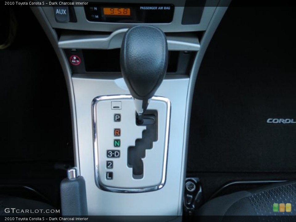 Dark Charcoal Interior Transmission for the 2010 Toyota Corolla S #81050752