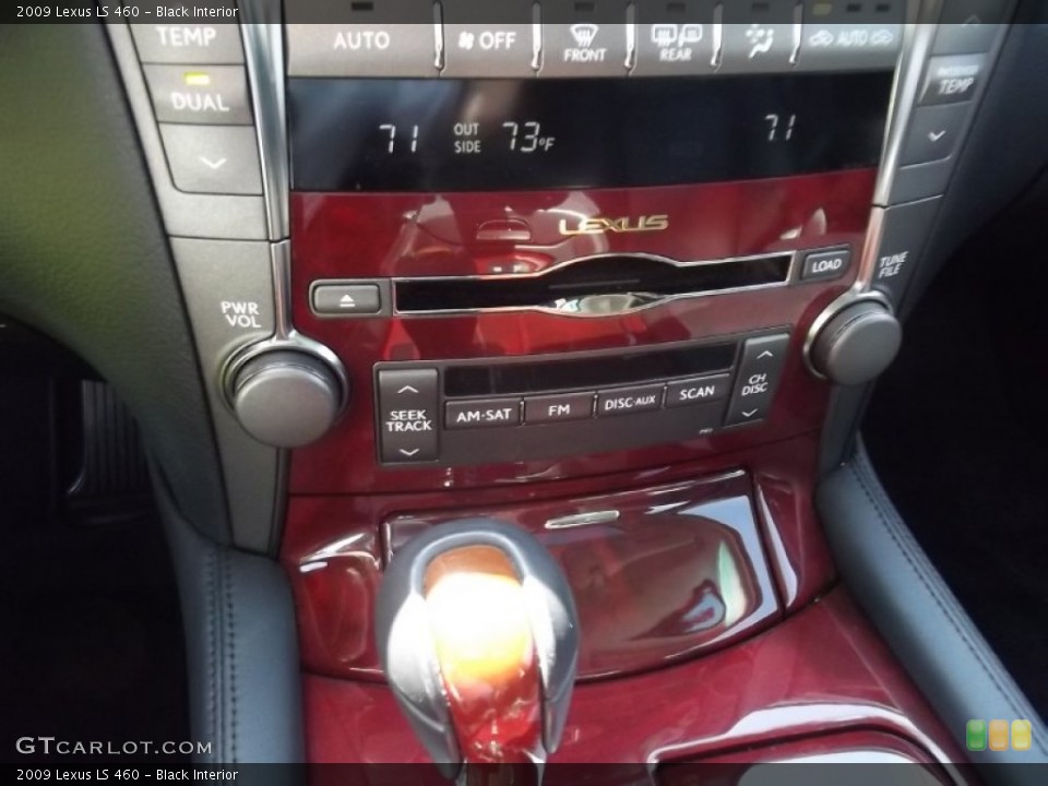 Black Interior Controls for the 2009 Lexus LS 460 #81051719
