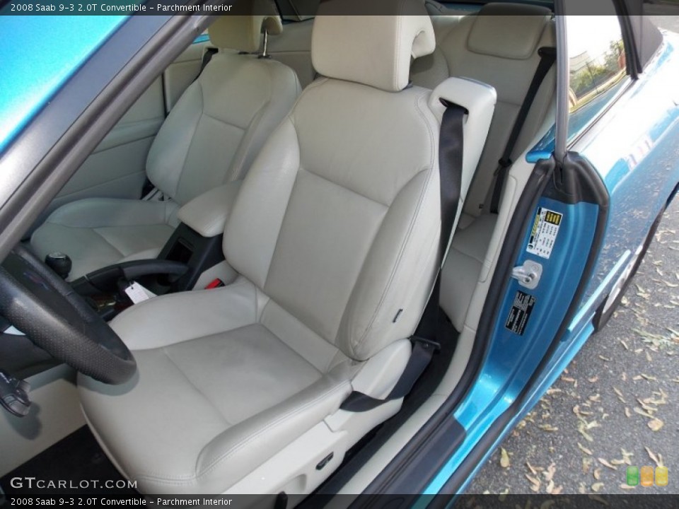 Parchment Interior Front Seat for the 2008 Saab 9-3 2.0T Convertible #81052874