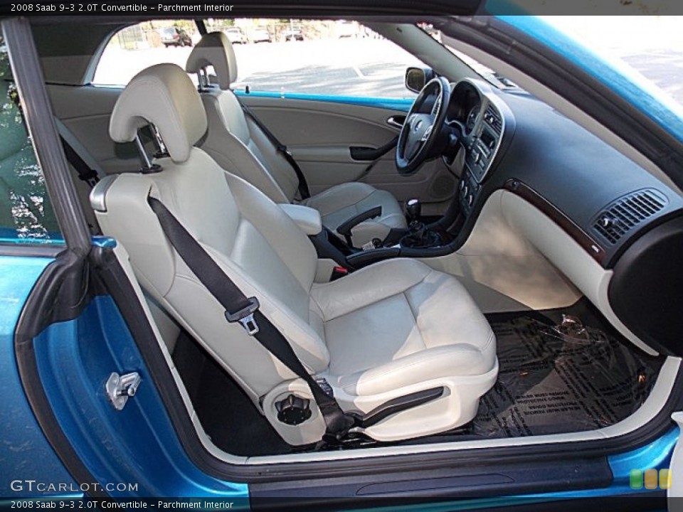 Parchment Interior Front Seat for the 2008 Saab 9-3 2.0T Convertible #81053101