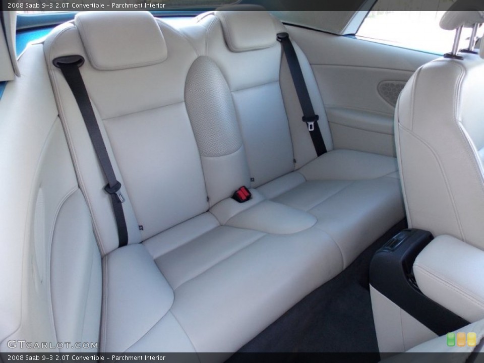 Parchment Interior Rear Seat for the 2008 Saab 9-3 2.0T Convertible #81053130