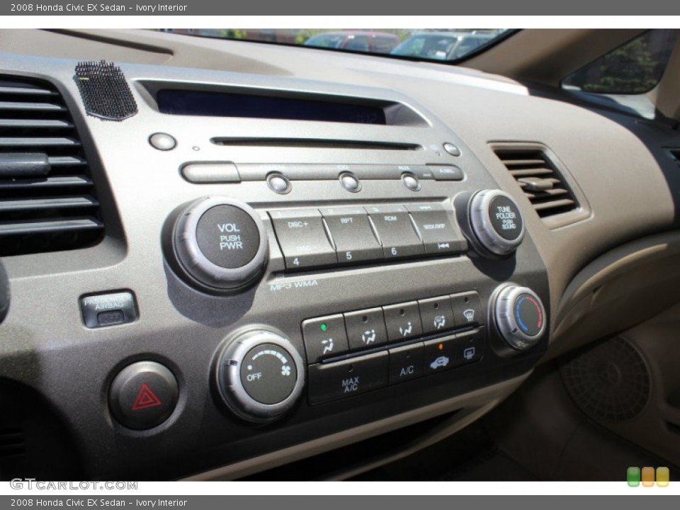 Ivory Interior Controls for the 2008 Honda Civic EX Sedan #81053148