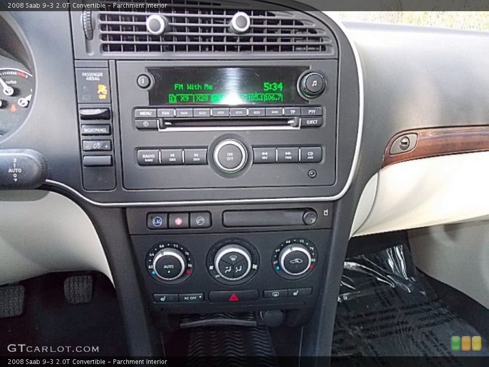 Parchment Interior Controls for the 2008 Saab 9-3 2.0T Convertible #81053331