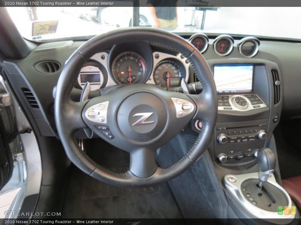 Wine Leather Interior Dashboard for the 2010 Nissan 370Z Touring Roadster #81053715