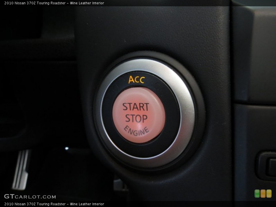 Wine Leather Interior Controls for the 2010 Nissan 370Z Touring Roadster #81053823