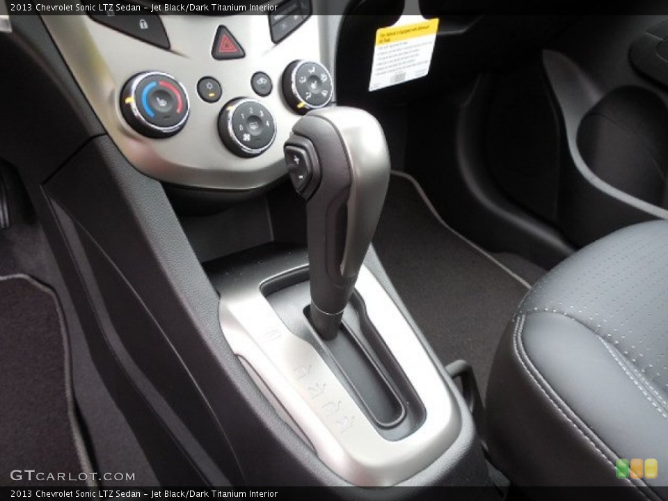 Jet Black/Dark Titanium Interior Transmission for the 2013 Chevrolet Sonic LTZ Sedan #81059259