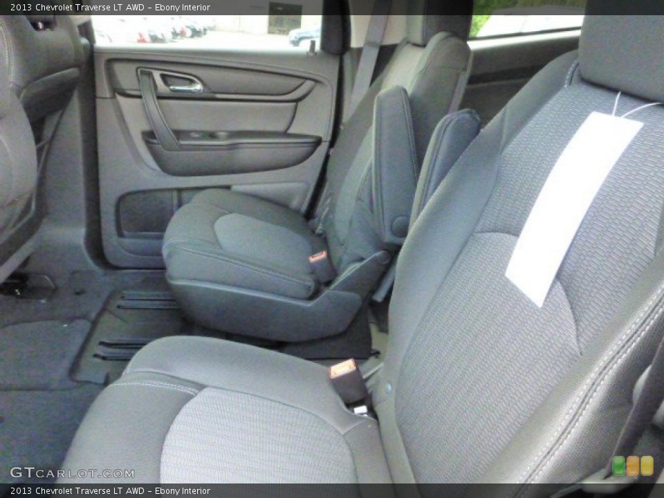 Ebony Interior Rear Seat for the 2013 Chevrolet Traverse LT AWD #81059748