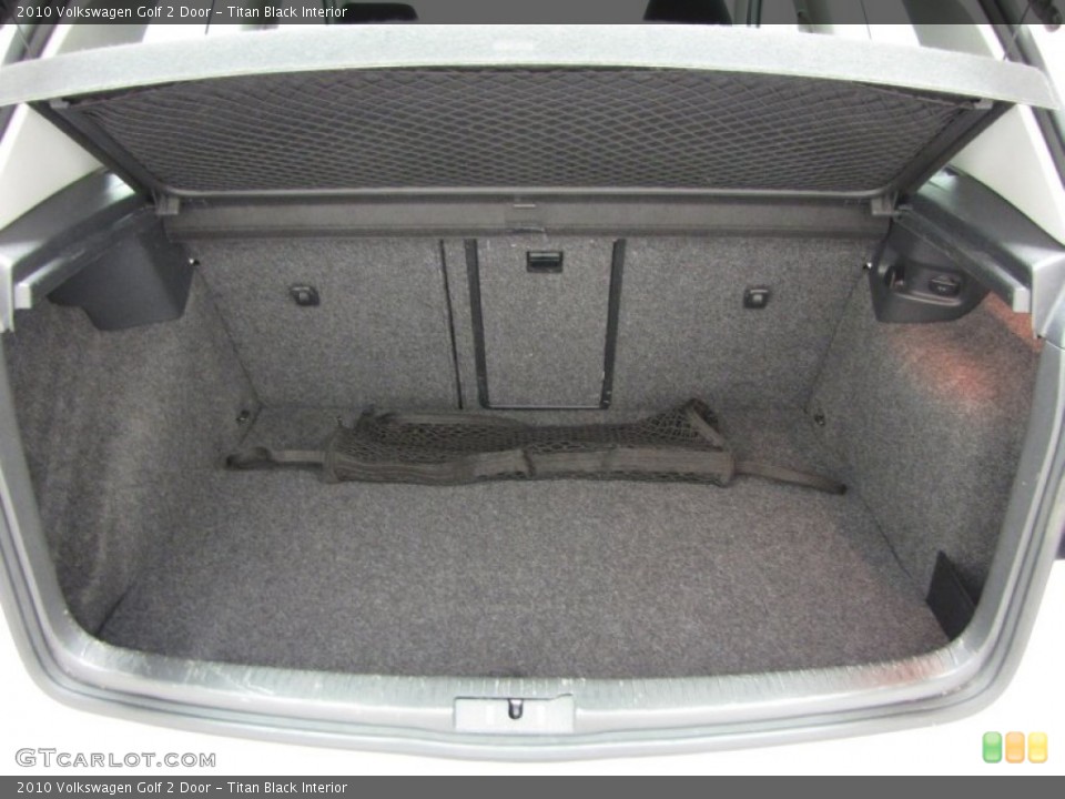Titan Black Interior Trunk for the 2010 Volkswagen Golf 2 Door #81059829