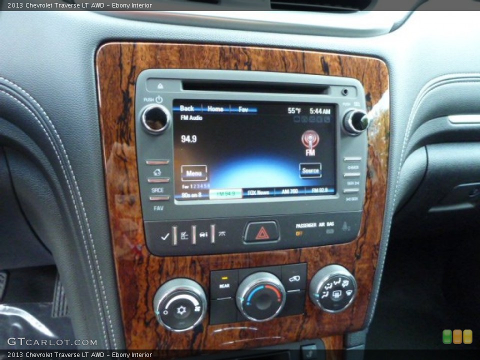 Ebony Interior Controls for the 2013 Chevrolet Traverse LT AWD #81059913