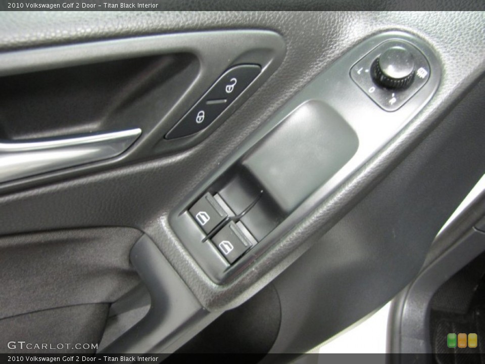 Titan Black Interior Controls for the 2010 Volkswagen Golf 2 Door #81060006