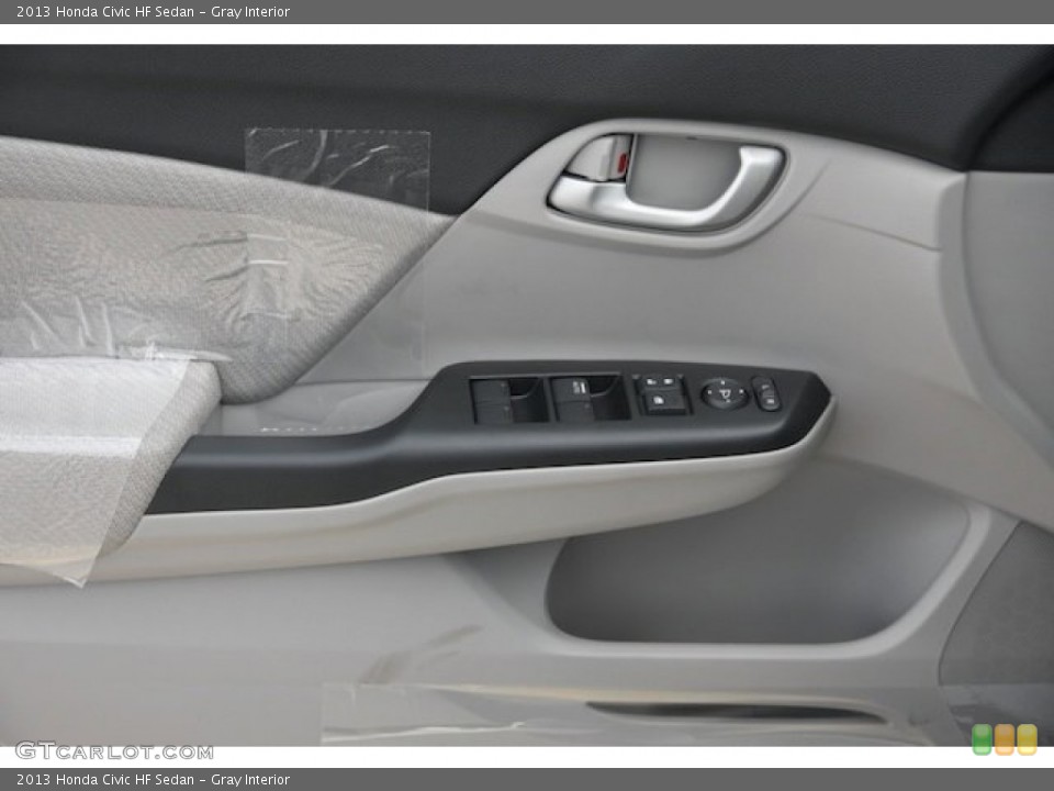 Gray Interior Controls for the 2013 Honda Civic HF Sedan #81066318