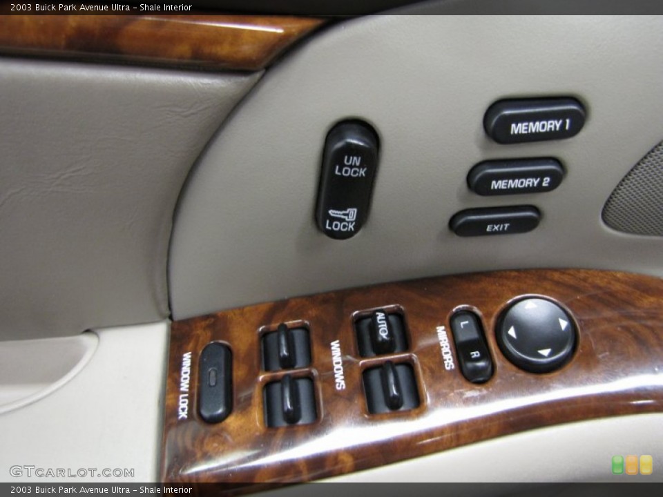 Shale Interior Controls for the 2003 Buick Park Avenue Ultra #81068310