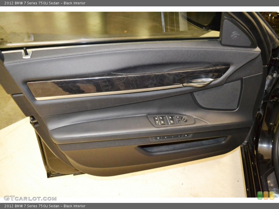 Black Interior Door Panel for the 2012 BMW 7 Series 750Li Sedan #81072372
