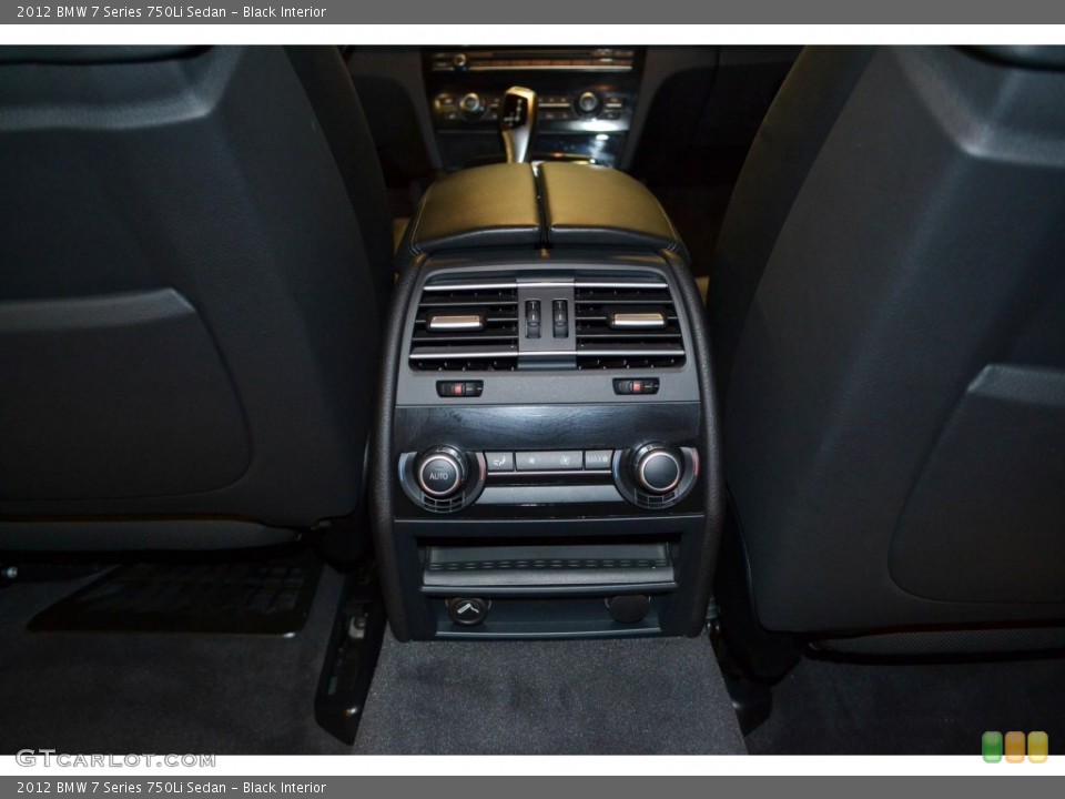 Black Interior Controls for the 2012 BMW 7 Series 750Li Sedan #81072438