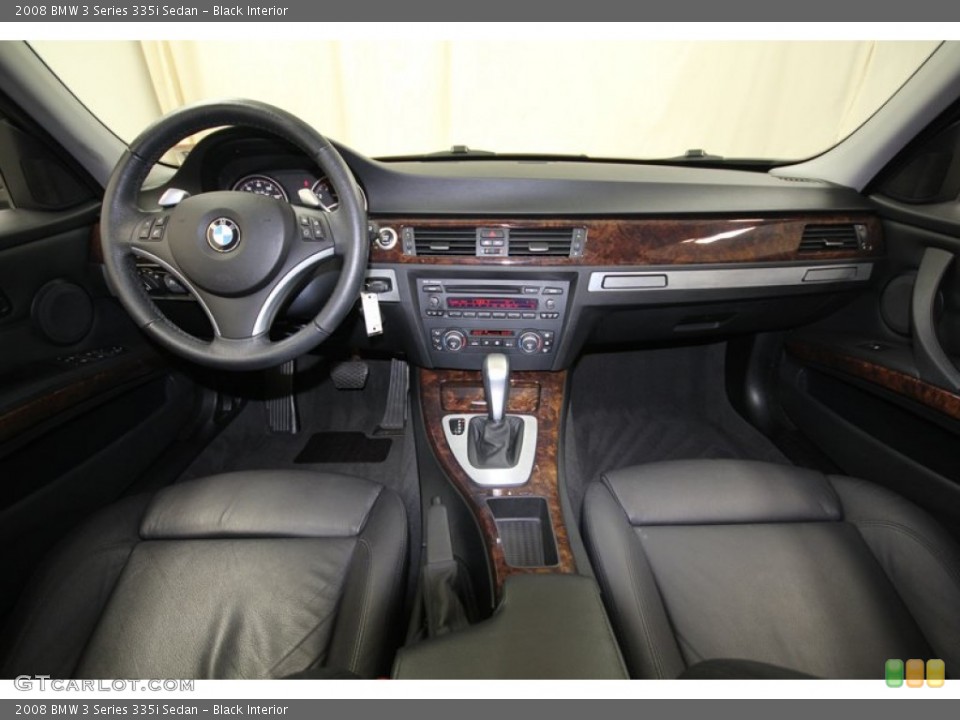 Black Interior Dashboard for the 2008 BMW 3 Series 335i Sedan #81073077