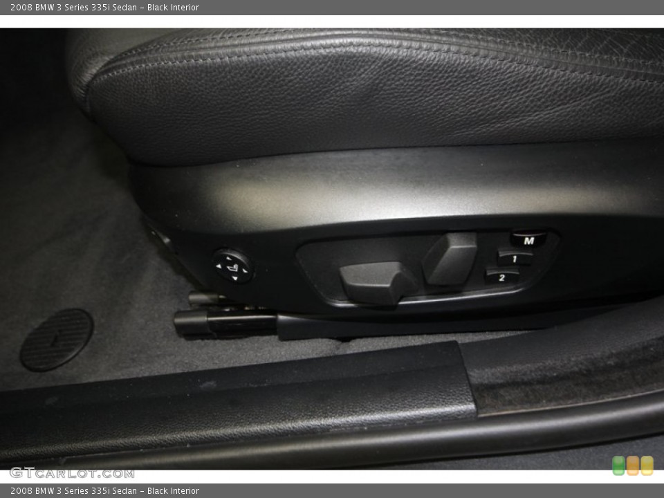Black Interior Controls for the 2008 BMW 3 Series 335i Sedan #81073176
