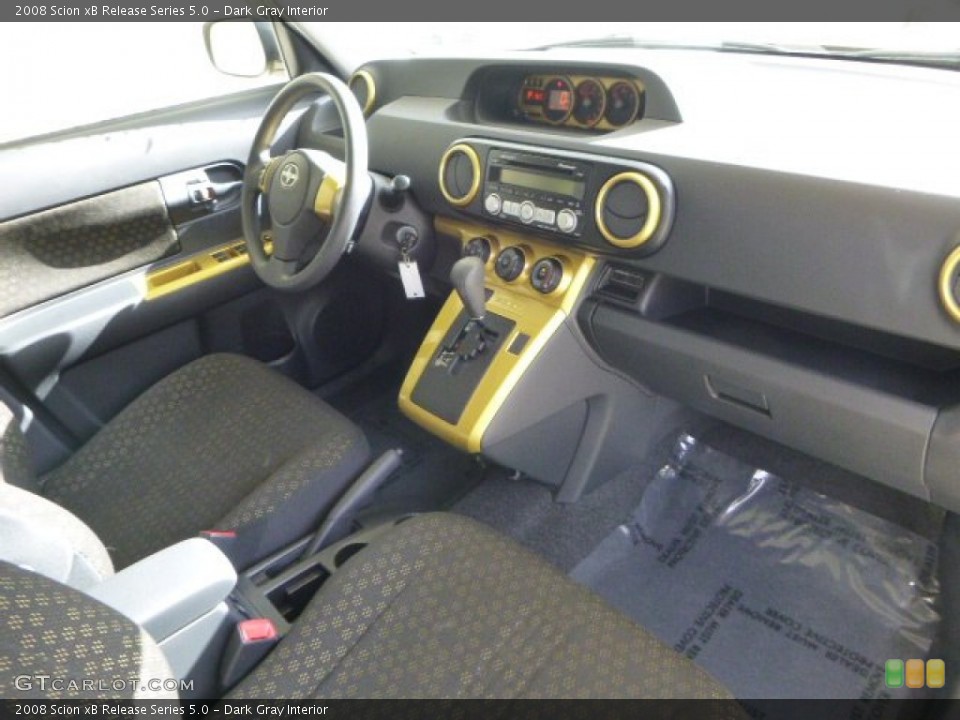 Dark Gray Interior Dashboard for the 2008 Scion xB Release Series 5.0 #81073728
