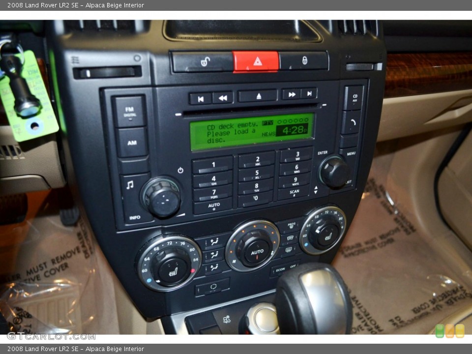 Alpaca Beige Interior Controls for the 2008 Land Rover LR2 SE #81073809