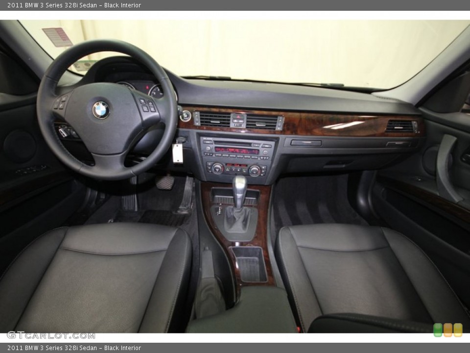 Black Interior Dashboard for the 2011 BMW 3 Series 328i Sedan #81074244