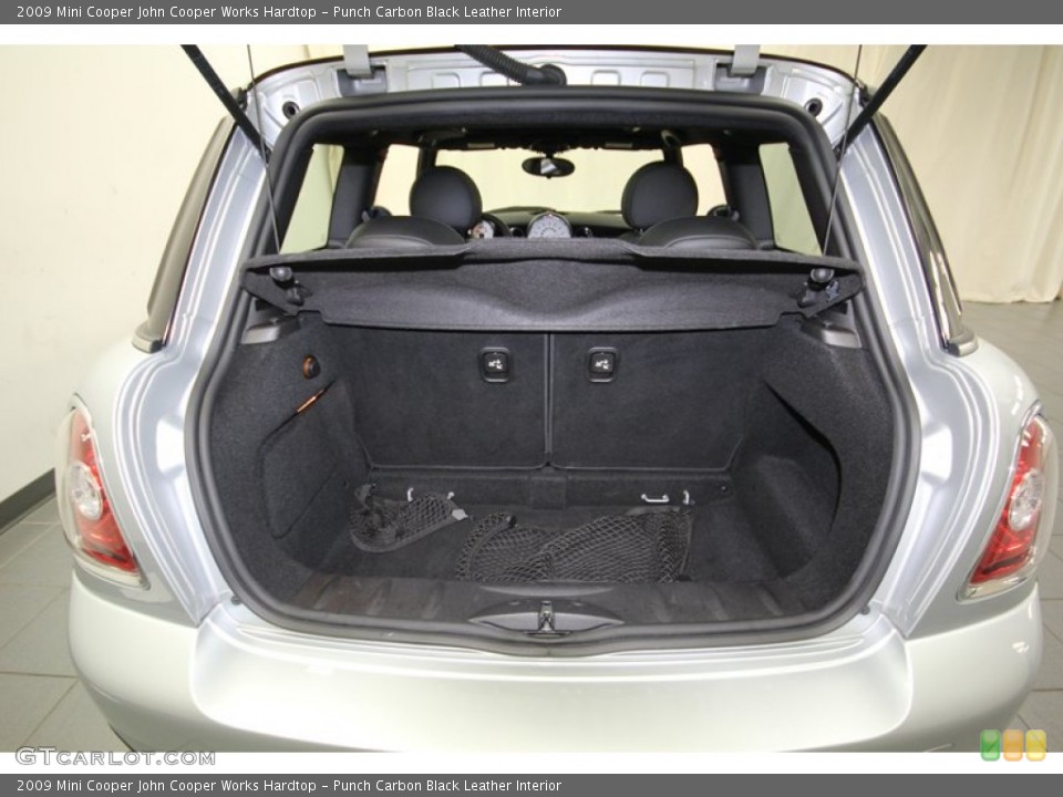 Punch Carbon Black Leather Interior Trunk for the 2009 Mini Cooper John Cooper Works Hardtop #81074442