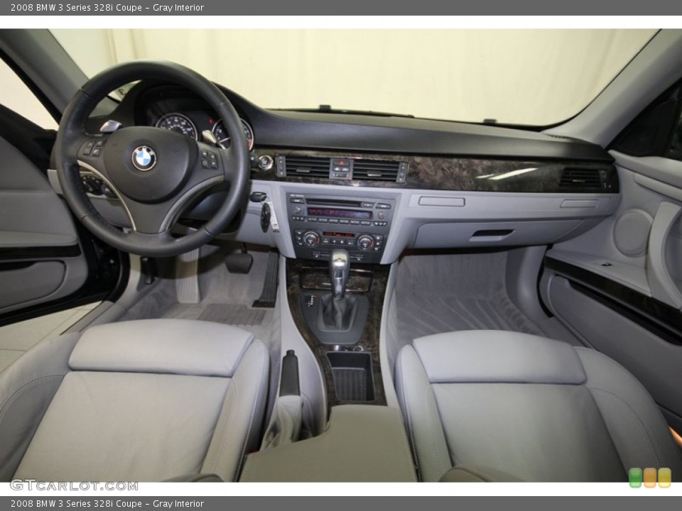 Gray Interior Dashboard for the 2008 BMW 3 Series 328i Coupe #81074478
