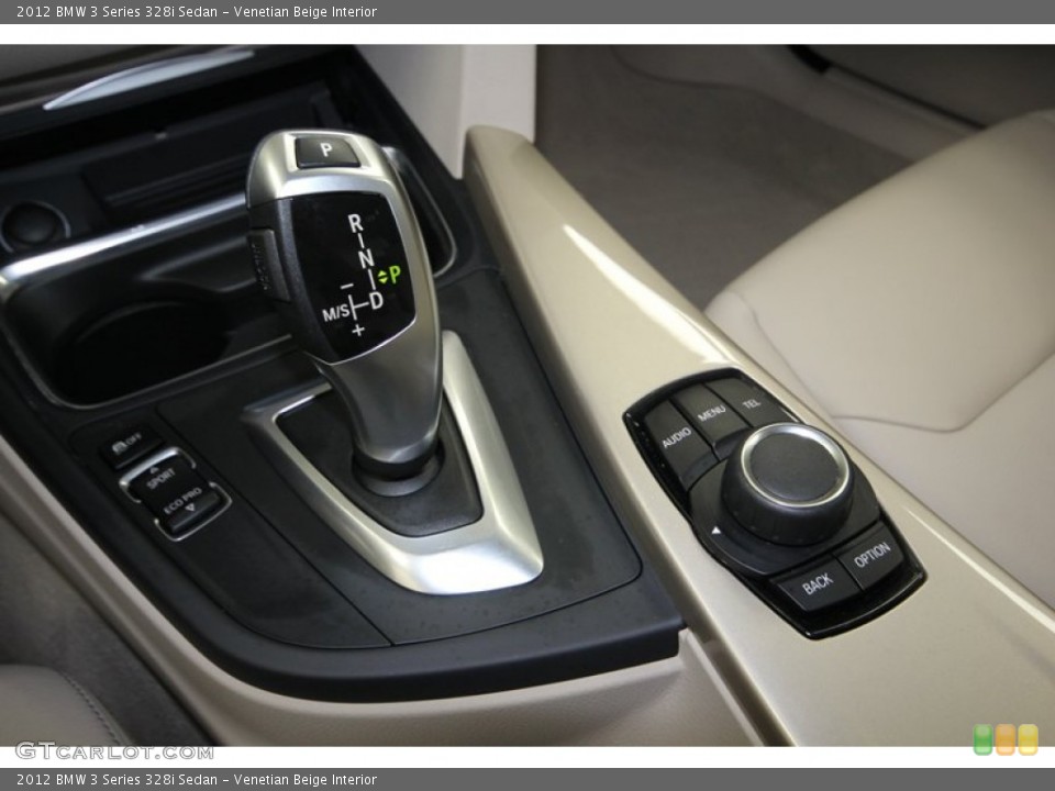 Venetian Beige Interior Transmission for the 2012 BMW 3 Series 328i Sedan #81074874
