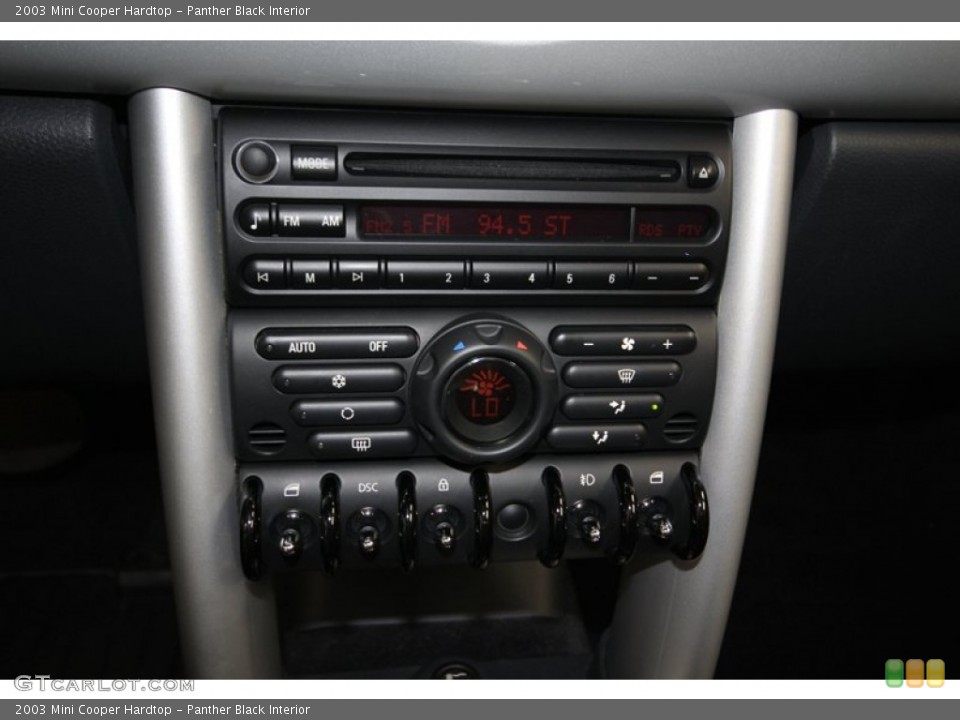 Panther Black Interior Controls for the 2003 Mini Cooper Hardtop #81075120