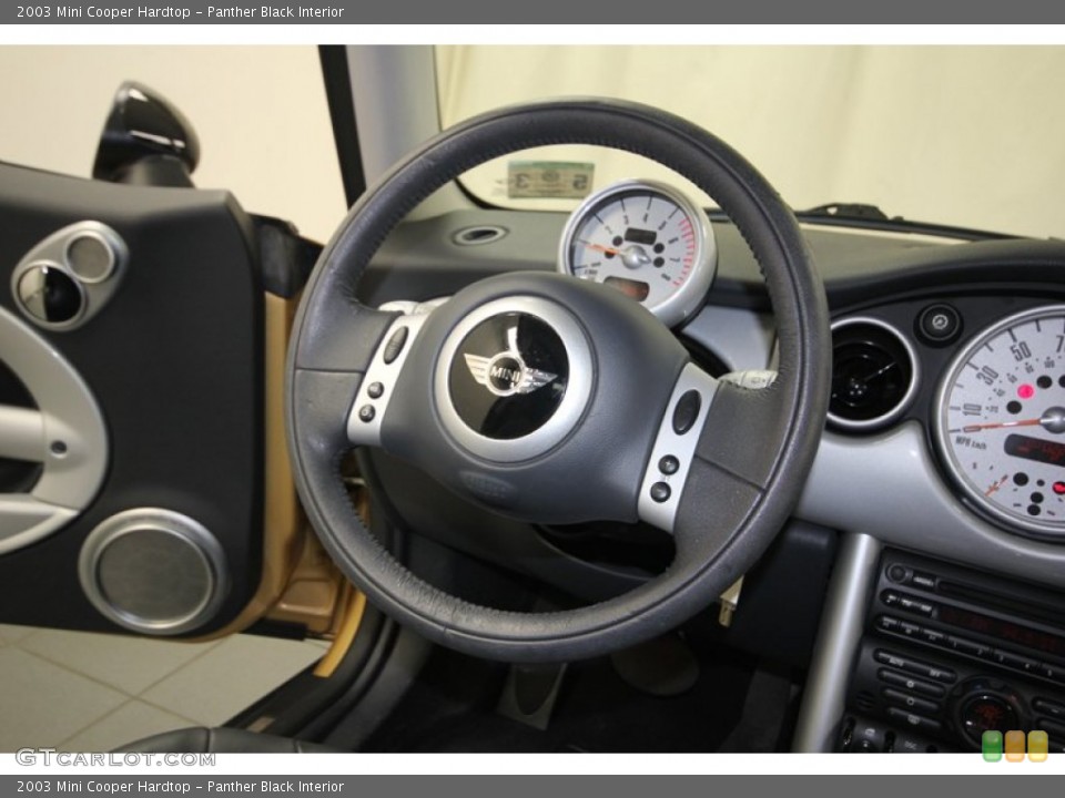 Panther Black Interior Steering Wheel for the 2003 Mini Cooper Hardtop #81075135