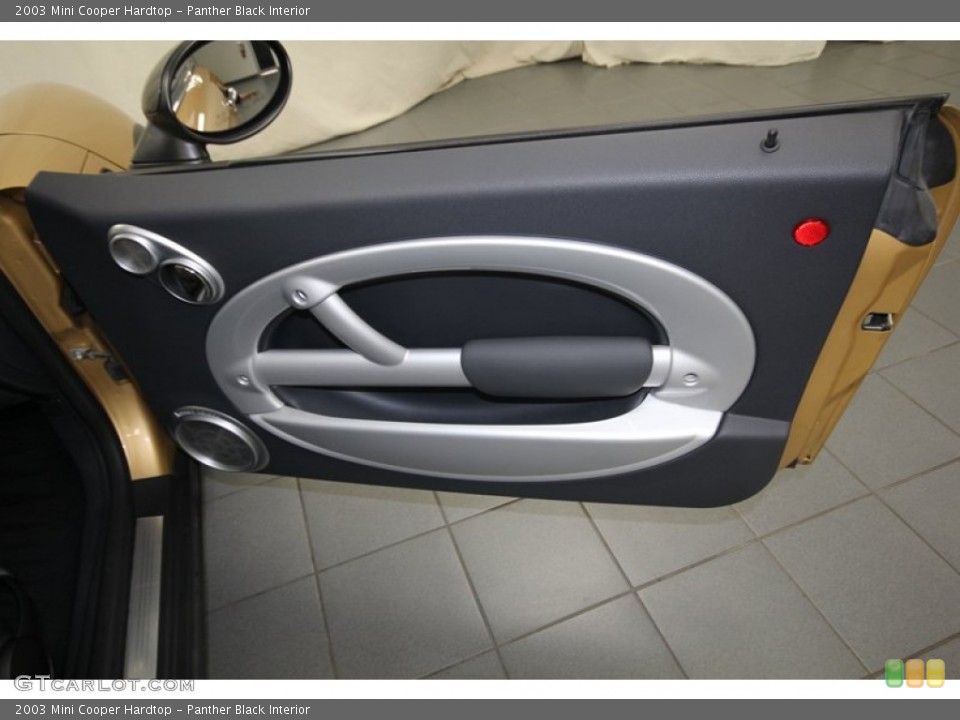 Panther Black Interior Door Panel for the 2003 Mini Cooper Hardtop #81075150