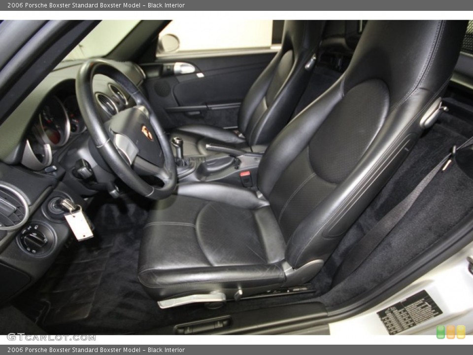 Black Interior Front Seat for the 2006 Porsche Boxster  #81075171