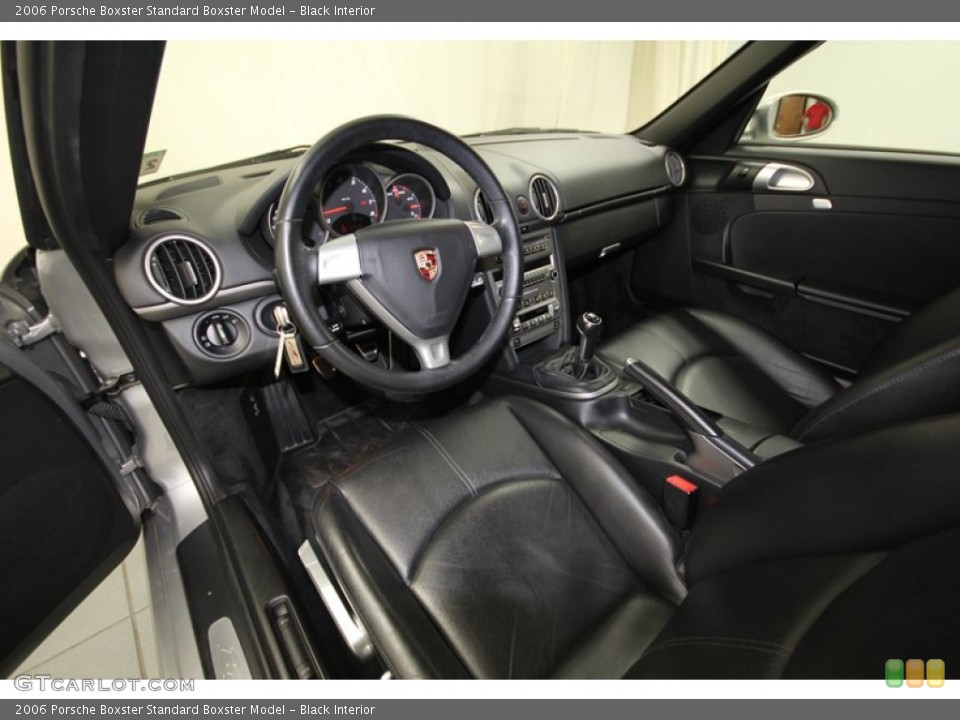 Black 2006 Porsche Boxster Interiors