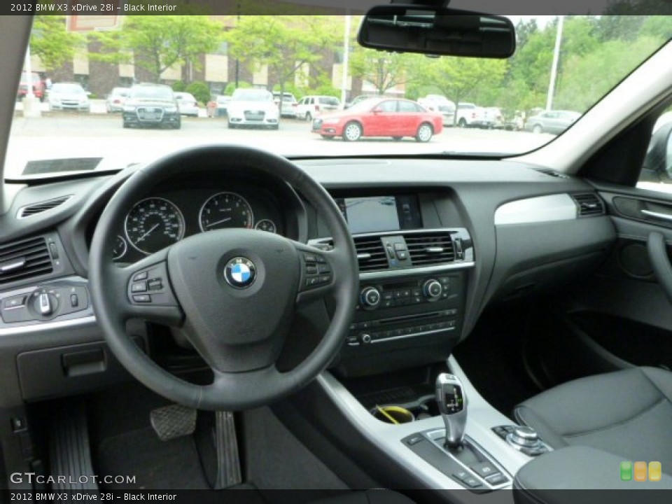 Black Interior Dashboard for the 2012 BMW X3 xDrive 28i #81076956