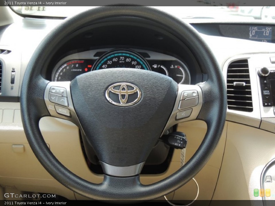 Ivory Interior Steering Wheel for the 2011 Toyota Venza I4 #81077715