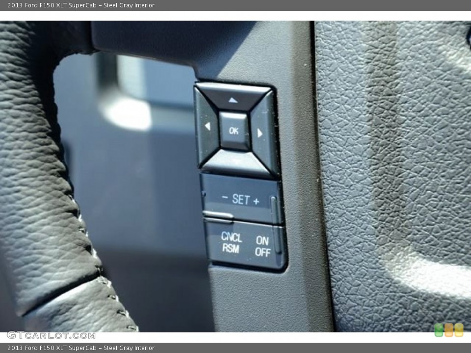 Steel Gray Interior Controls for the 2013 Ford F150 XLT SuperCab #81079231