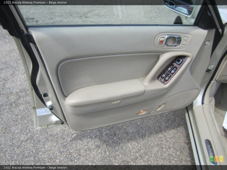 Beige Interior Door Panel for the 2002 Mazda Millenia Premium #81081093