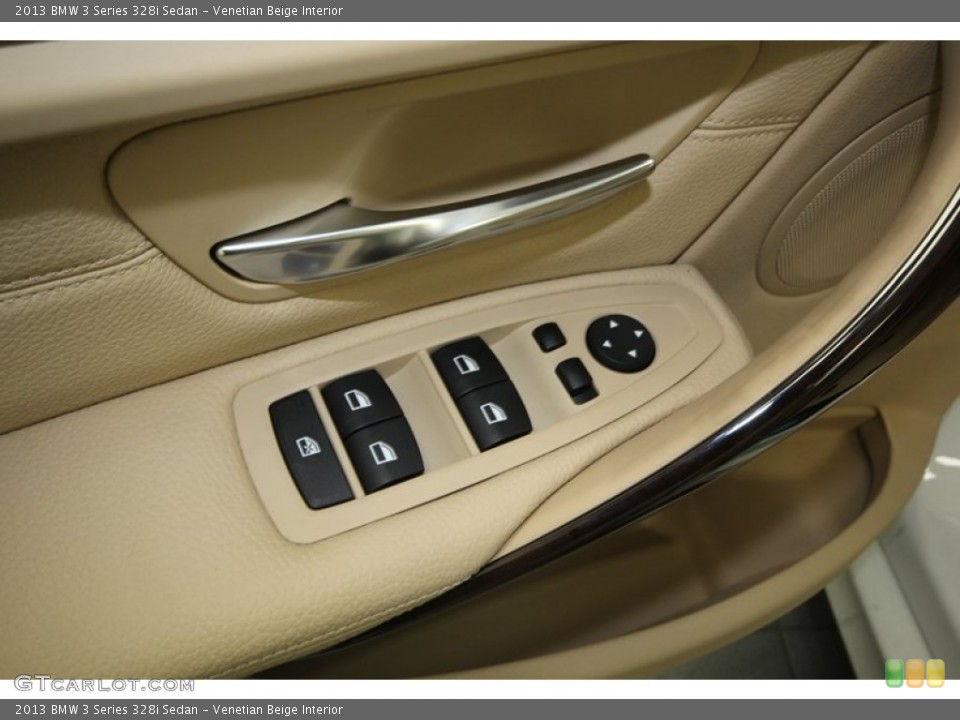 Venetian Beige Interior Controls for the 2013 BMW 3 Series 328i Sedan #81084838