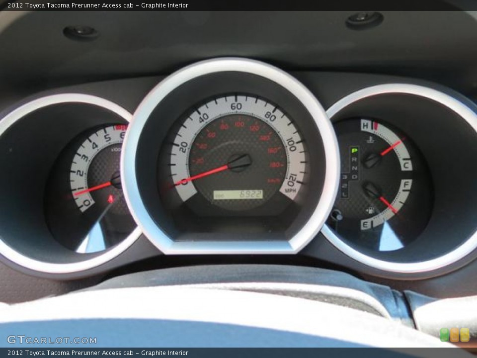Graphite Interior Gauges for the 2012 Toyota Tacoma Prerunner Access cab #81084855