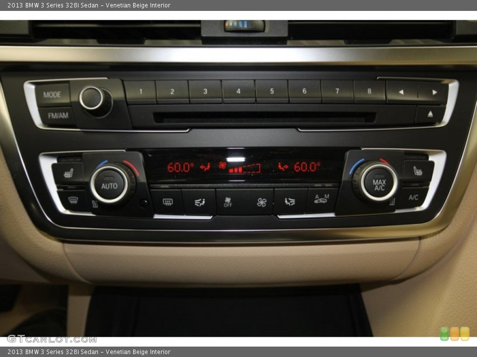 Venetian Beige Interior Controls for the 2013 BMW 3 Series 328i Sedan #81084965