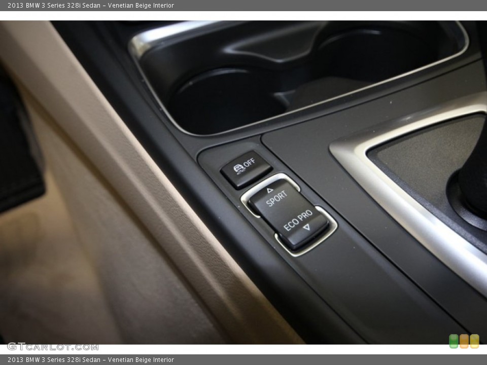 Venetian Beige Interior Controls for the 2013 BMW 3 Series 328i Sedan #81084995