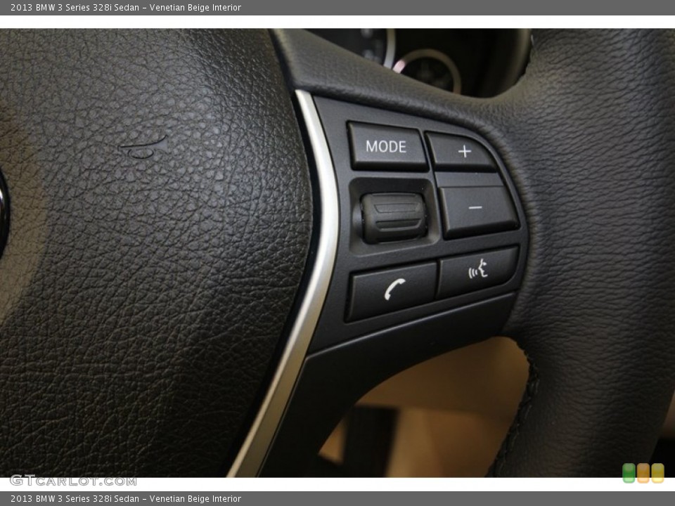 Venetian Beige Interior Controls for the 2013 BMW 3 Series 328i Sedan #81085111