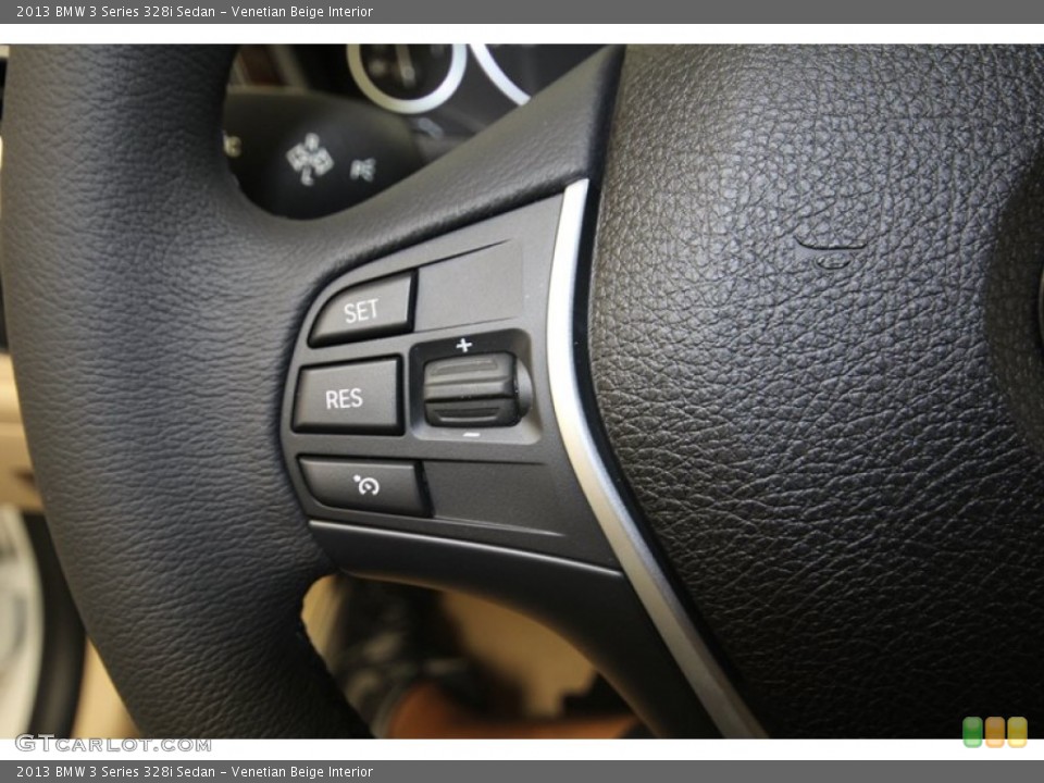 Venetian Beige Interior Controls for the 2013 BMW 3 Series 328i Sedan #81085131
