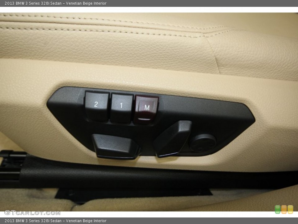 Venetian Beige Interior Controls for the 2013 BMW 3 Series 328i Sedan #81085627